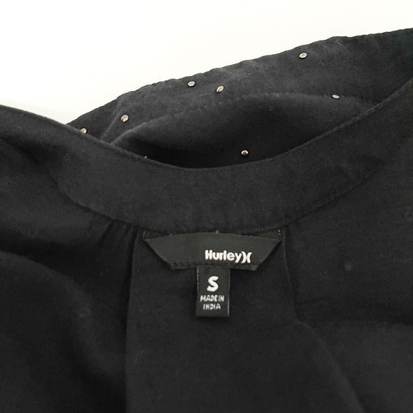 Hurley Black & Studded Tank Top Size Small - Picture 7 of 9